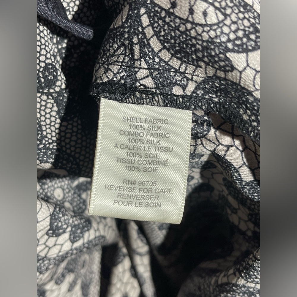 Rebecca Taylor Black and Cream Lace Dress - Picture 13 of 13